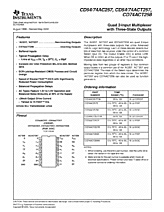 DataSheet CD74ACT258 pdf